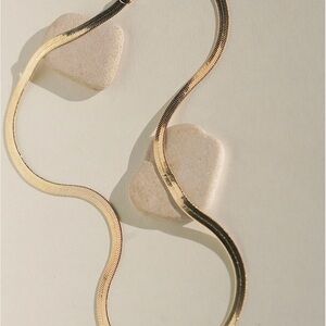 Elegant Gold Snake Chain Necklace